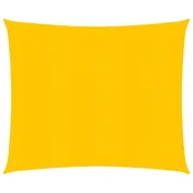 shumee vidaXL Senčno jadro, 160 g/m2, rumeno, 2,5 x 3 m, HDPE