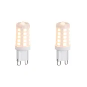 Komplet 2 zatemljivih G9 LED žarnic Opal 3W 250lm 2200K