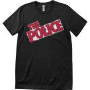 The Police Majica Distressed Logo Unisex Black 2XL