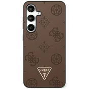 shumee Ovitek Guess MagSafe z vzorcem potonike za Samsung Galaxy S25, črn