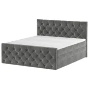 Boxspring Krevet Elio 180/200 cm , grafitno siva