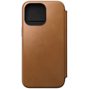 Nomad Modern Leather Folio, english tan - iPhone 15 Pro Max (NM01634485)