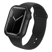 shumee Ovitek za Apple Watch Series 7 UNIQ Legion črne barve
