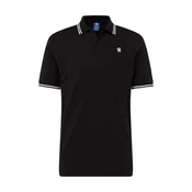 G-Star Raw Polo majica Dunda D17127-5864 Črna Slim Fit