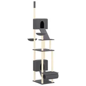 Vidaxl Mačje drevo od tal do stropa 277-303 cm