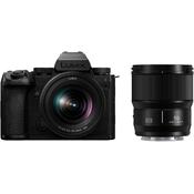 Kamera bez ogledala Panasonic - Lumix S5 IIX + S 20-60mm, f/3.5-5.6 + S 50mm, f/1.8