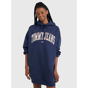 Dark blue Ladies Hoodie Dress Tommy Jeans - Ladies