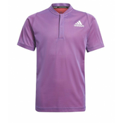 Majica za djecake Adidas Roland Garros Polo - purple/white