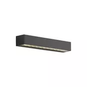 Industrijska zunanja stenska svetilka črna 38 cm vklj. LED IP65 - Hannah