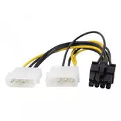 E-GREEN Naponski adapter za PCI-E VGA (8-pin) -2x Molex