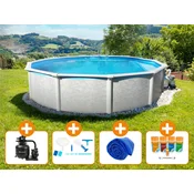 Steinbach Grande Pool Set Rund O 366 x 135 cm - Komplettset Small - 1 set