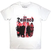The Damned Repeat Logo Photo White XL Majica