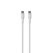slomart Kabel Puro Soft USB-C - USB-C 60W 1,5m silikonski - bel