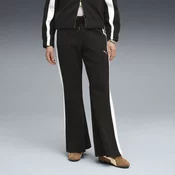 Womens Puma T7 Flared Pants, Black, Size XL, Clothing
