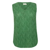 KAFFE CURVE Bluza Isma zelena/temno zelena