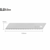 AW TOOLS 3x OLFA LWB-3B ostro rezilo za rezanje izolacije 18mm, (5000358722)