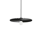 Linea Light Visoka svetilka Doge_P, črna, kovina, O 39 cm, E27 - Dnevna soba/jedilnica - Sodobni - Aluminij