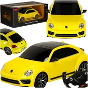 WOWO RC retro avto Volkswagen Beetle na daljinsko upravljanje rumen