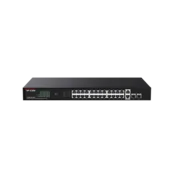 IP-COM Switch PoE - G1128P-24-250W (24x1Gbps; 2x1Gbps uplink; 2x SFP; 24 af/at PoE+ prikljucka; 230W, za montažu u rack)
