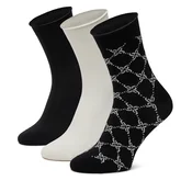 Nogavice NINE WEST BR_NW_01_Z_SS25 (3 PACK) WHITE Črna