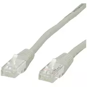 VALUE Value 21.99.0907 RJ45 omrežni kabel\, Patch kabel CAT 6 U/UTP 7.00 m siva  1 kos, (20420251)