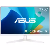 ASUS VY249HF-W Eye Care Gaming Monitor - 24 (23.8 viewable), FHD (1920 x 1080), IPS, 100Hz, SmoothMotion, 1ms (MPRT), Adaptive Sync, Eye Care Plus technology, Blue Light Filter, Flicker Free, antibacterial treatment - 90LM06A4-B03A70