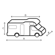 BRUNNER Protective cover for motor home 12M 7241542N