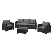 Baštenski set California 3 seater - grafit