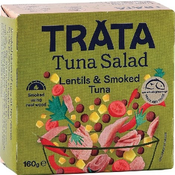 TRATA Solata z dimljeno tuno in lečo 160 g