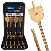 Set ploščatih svedrov za les 6-38mm 61436
