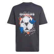 ADIDAS PERFORMANCE Funkcionalna majica MUFC modra / svetlo rdeča / črn denim / bela