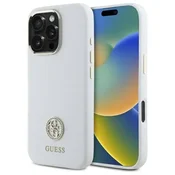 1 to 3 Guess Ovitek Trdi Za Iphone 16 Pro 6.3 Silikonski Logo Strass 4G Luxury