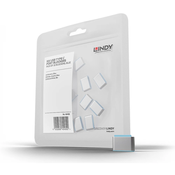 LINDY 40466 USB Typ C Port zaključavanje 10 kom plava