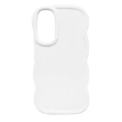 mobilNET silikonski ovitek Samsung Galaxy A55 5G, bel (Wave)