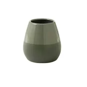 WILMA Tumbler Holder, green - Zelena - 100x100 mm - Gedy - WILMA - 24 - Keramika - Držalo za kozarec - Krožni - 100 - 100 - 100 - 14