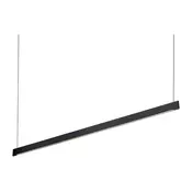 Ideal Lux - LED lestenec na kablu DESK WIDE LED/36W/230V CRI 90 120 cm črna