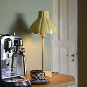 PR Home Namizna svetilka Wera, rumena/zelena, višina 47 cm, kovinska - Dnevna soba/jedilnica - rumena, zelena - Kovina