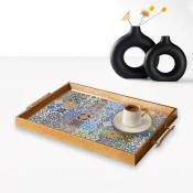 Aberto Design Poslužavnik TPEA9894 50 x 29 x 3.5 cm, Šareni