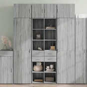 vidaXL vidaXL Visoka omara siva sonoma 70x42,5x185 cm inženirski les, (21296055)