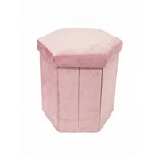 Sinsay - Puf sa prostorom za odlaganje i mekim presvlakama - pastelno roze