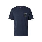 Lyle & Scott Majica Lyle Athletic mornarska/limona/bela