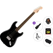 Fender Squier Sonic Stratocaster HT H LRL Standard SET Black Električna gitara