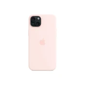 Apple silikonski ovitek za iPhone 15 Plus z MagSafe - Svetlo roza (MT143ZM/A)