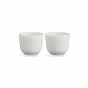 Komplet 2 posodic za jajca iz belega porcelana Kähler Design Hammershoi, ? 8 cm