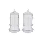Globo 28075-2 - SET 2x LED sveca CANDLE LED/0,25W/3xLR1130