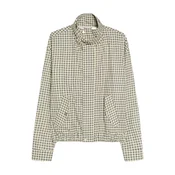 Bershka Prehodna jakna bež/mornarska/bela