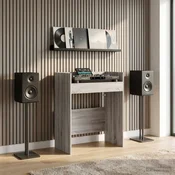 vidaXL DJ miza Siva Sonoma 62 x 45 x 102 cm Inženirski les