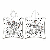Bijeli djecji ogrtac od frotira 101 Dalmatins – Jerry Fabrics