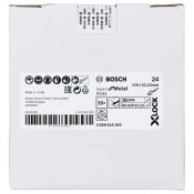 1-delne vlaknene brusilne plošče X-LOCK, O 115 mm, G 24, R444, Expert for Metal