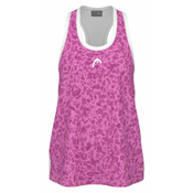 Majica kratkih rukava za djevojcice Head Girls Vision Agility Tank Top - print vision/vivid pink